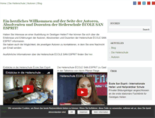 Tablet Screenshot of heilerschule-san-esprit.de